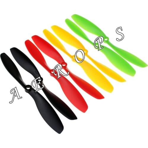 Aerops DIY 2PCS/Set (1CW+1CCW) ABS PLASTIC 10x4.5" 1045 10 INCHES Propeller For 450 550 FPV Multi-Copter RC QuadCopter