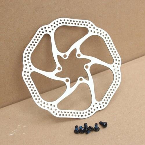 1 Piece 6 Bolts HS1 160mm MTB/Road Bicycle Parts Brake Disc Rotors Hydraulic MTB Bicycle Disc Brake Rotor With Screws