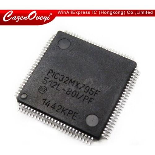 10pcs/lot PIC32MX795F512L-80I/PT PIC32MX795F512L-80I/PF PIC32MX795F512L PIC32MX795F TQFP-100