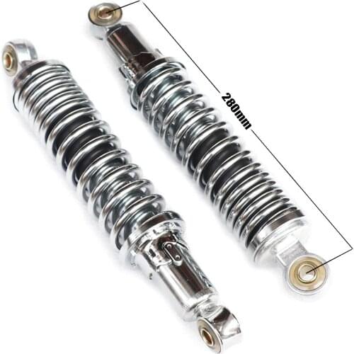 2Pcs 280mm Motorcycle Rear Shock Absorber Suspension For Monkey Bike Motorcycle Accessories