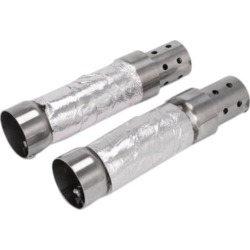 2PCS Motorcycle Quiet Baffle Exhaust Pipe Muffler for Shortshots Staggered and Sideshots Exhaust for Sportster Dyna