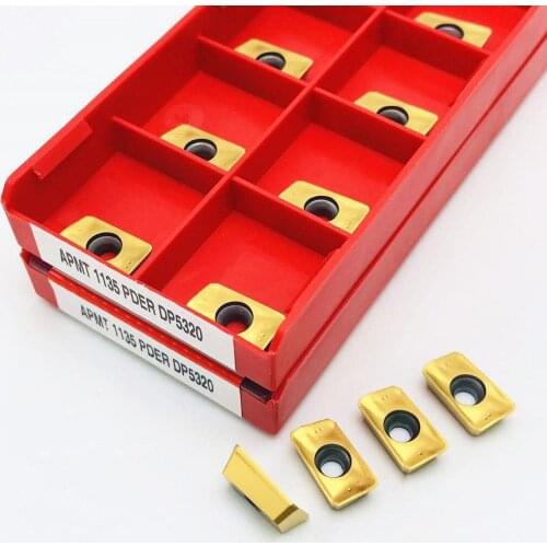 50PCS lathe tool RPMW1003MO APMT1135 PDER DP5320 lathe parts tool milling cutter insert APMT 1135 metal turning insert RPMW tool