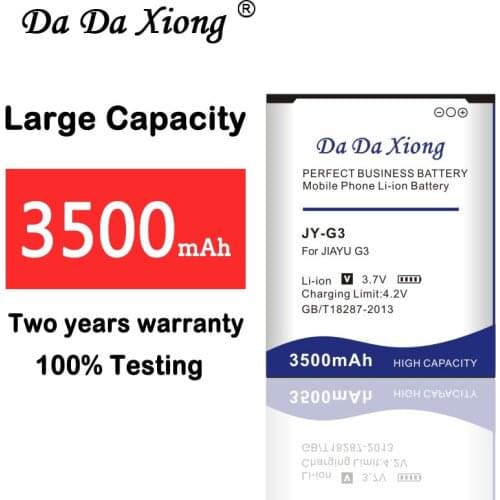 3500mAh JY-G3 Battery for jiayu G3 G3S G3C G3T High quality replacement mobile phone rechargeable battery