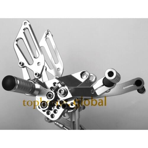 Silver color Motorcycle Parts CNC Foot Pegs For DUCATI 999 949 749 Rear Set