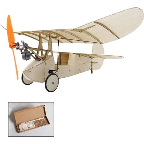 DWH K0704 358mm Wingspan RC Airplane Balsawood Aircraft DIY Toy for Kids Adults Unassembled with Motor ESC Servo and Propeller