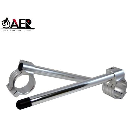 JAER CNC 50MM Motorcycle Handlebar Clip Ons Handle Bar for Honda CBR1000RR 2004-2013 CBR929 CBR954 RC45 RC51 Monster 750/900SS