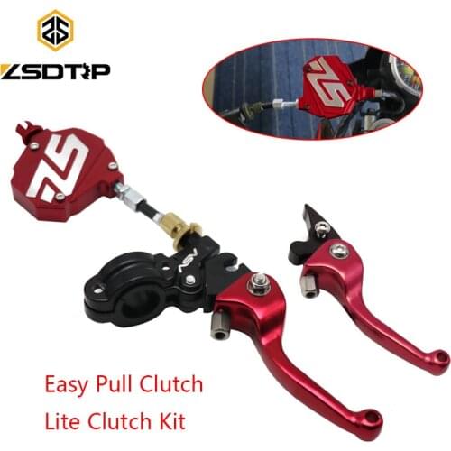 Short Stunt Clutch Lever Easy Pull Cable System For Kawasaki Z650 Z750 Z900 Z800 Z1000 ZX6R ZX10R KX125 KX250 KX250F KX450F KLX