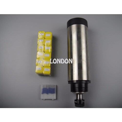 CNC spindle kit ER20 2.2KW air cooling spindle + 12 pieces ER20 collet+CNC engraving bits