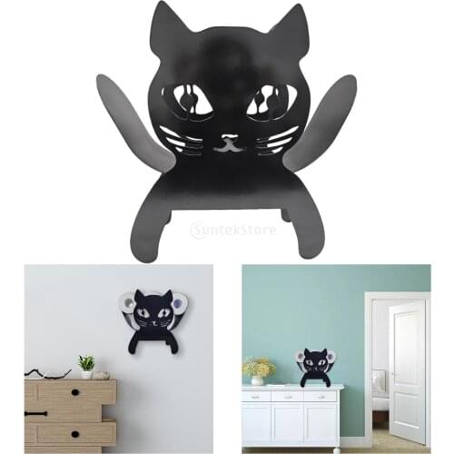 Black Animal Shape Toilet Tissue Holder Wall Mounted Paper Rack Roll Paper Towel Metal Home Bathroom Stand Accessories Storage