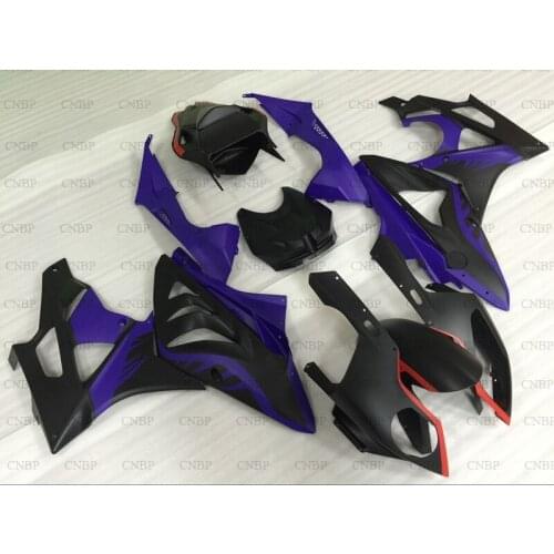 S1000 RR 2010 - 2014 Fairings S1000 RR 2011 Full Body Kits for BMW S1000 RR 2012 Matter Black purple Fairings