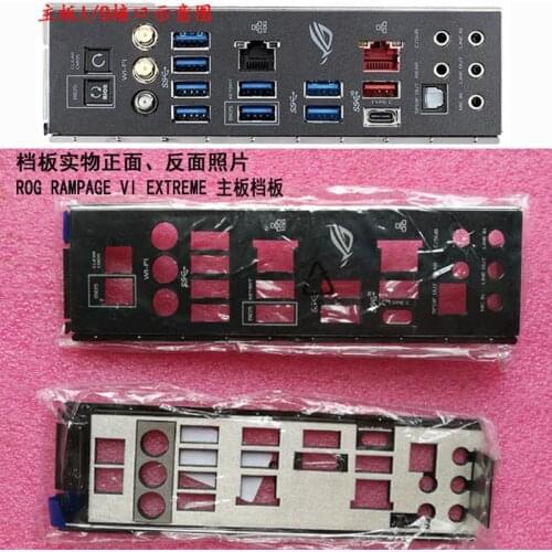 Original IO I/O Shield Back Plate BackPlate BackPlates Blende Bracket For ASUS ROG RAMPAGE VI EXTREME