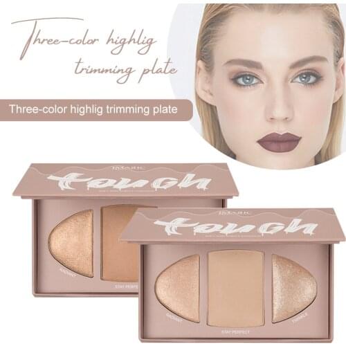 Three-color highlight trimming face brightening three-dimensional shadow trimming nose shadow palette makeup