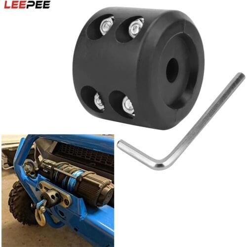 Durable for Can-am X3 Universal Rubber Winch for Polaris RZR Cable Hook Stopper Line Saver For ATV UTV Winches for Honda