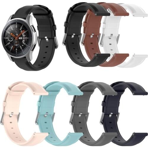 For Samsung Galaxy Watch 3 LTE Smartwatch accessories Watchband Bracelet For Samsung Galaxy Watch3 45mm 41mm Leather Strap Band
