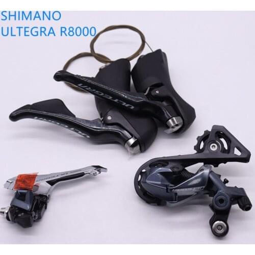 Original shimano ULTEGRA R8000 22 speed groupset Trigger Shifter + Front Derailleur + Rear Derailleur SS /GS