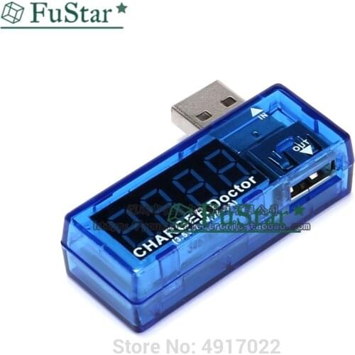 Smart Electronics Digital USB Mobile Power Charging Current Voltage Tester Meter Mini USB Charger Doctor Voltmeter Ammeter new