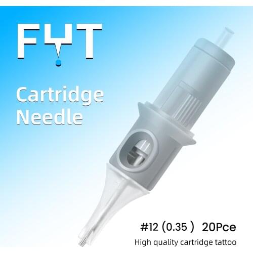 FYT Tattoo Cartridge Needle 20PCS RLT/RS 12#(0.35mm)Disposable Sterilized Safety Needles For Tattoo Machine Pen JZ Tattoo
