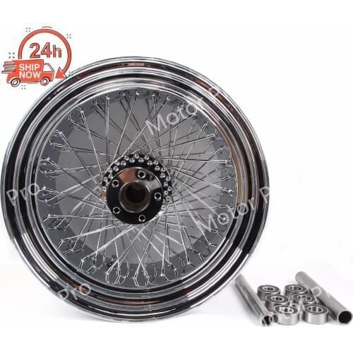 1 PCS FOR Harley Davidson 18"x10.5" Stainless Steel Motorcycle Rear Wheel Rim Chrome Custom conversion