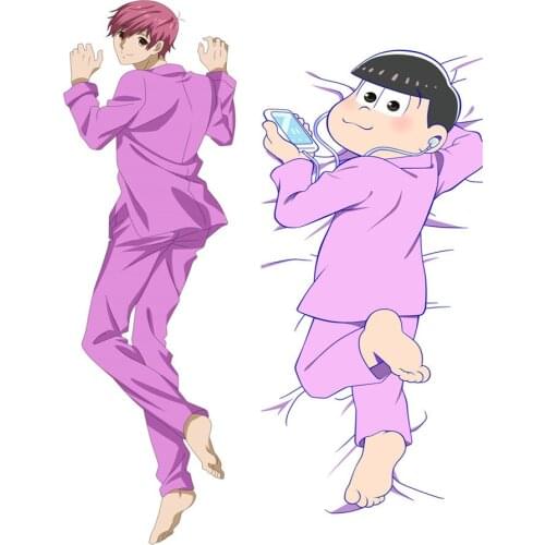 Coscase Japanese Anime Mr. Osomatsu Otaku Osomatsu Matsuno Ichimatsu Todomatsu Dakimakura Pillow Cover Case Hugging Body Pillow