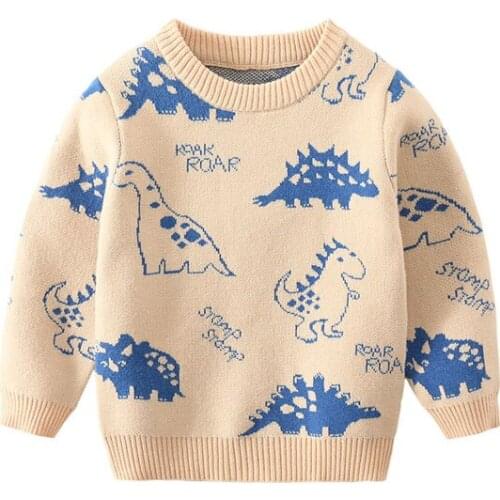 Childrens sweater and boys double cotton sweater