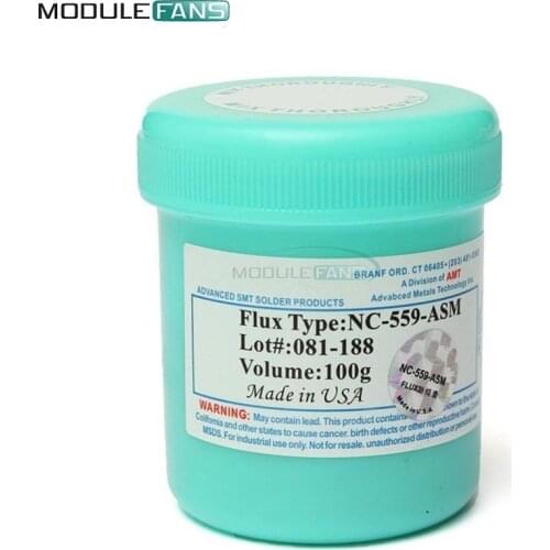 Paste NC-559-ASM 100g Leaded Free Soldering Flux Welding Paste BGA PCB SMT IC Reballing Soldering Paste Flux Grease