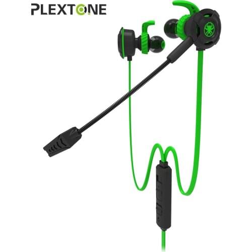 PLEXTONE G30 Gaming Earphone PC Gaming Headset Long Mic with Mic In Ear Bass Noise Cancelling Earphone for Phone Computer Gamer