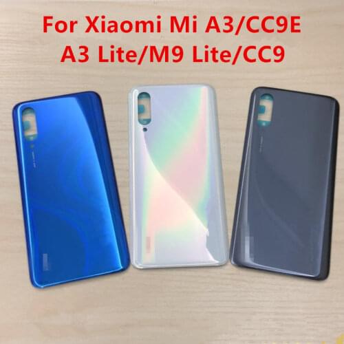 MI8 Xiaomi8 100% Real Housing For Xiaomi Mi 8 Glass Battery Cover Repair Back Door Phone Rear Case + Sticker