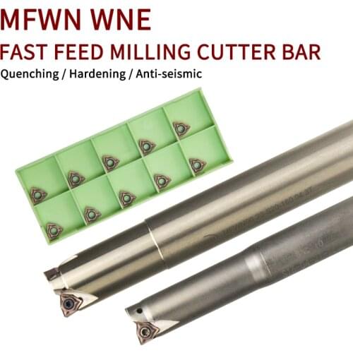 MFWN90 160-200mm Tools CNC Lathe End Mill Arbor Cutting Machining Face Milling Cutter for Carbide insert WNMG04
