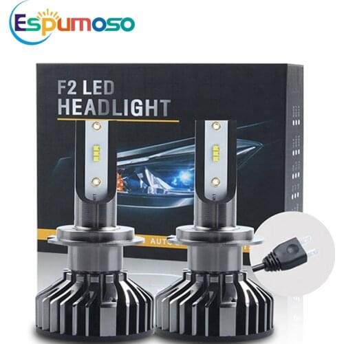 Mini H1 H3 H4 H7 Car LED Headlight ZES 110W 20000LM H11 9005 9006 H8 9004 9007 880 Turbo Canbus Auto Fog Lamp Motorcycle Bulbs