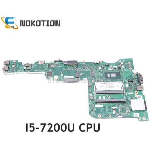 NOKOTION 01ER215 CILL1 L2 LA-C422P Main board For Lenovo ThinkPad L570 Laptop motherboard 15.6 inch i5-7200U GMA HD 620 tested