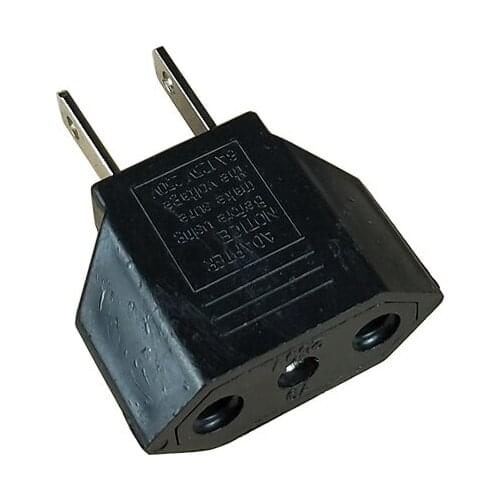 New Arrival 2019 Best Price USA to EU without earth AC Power Socket Plug Travel Charger Adapter Converter FMZOS-01