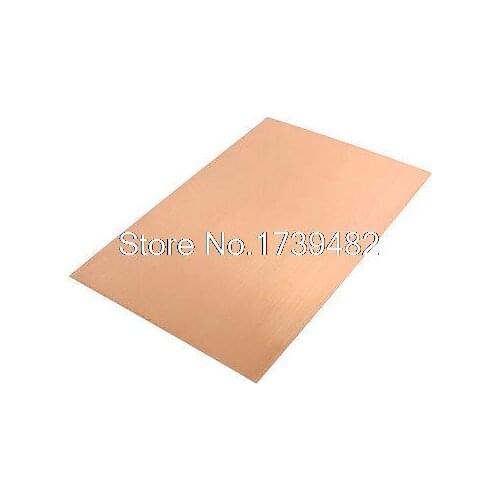 FR-4 Copper Clad Single Side PCB Laminate Board 300mm x 200mm x 2mm