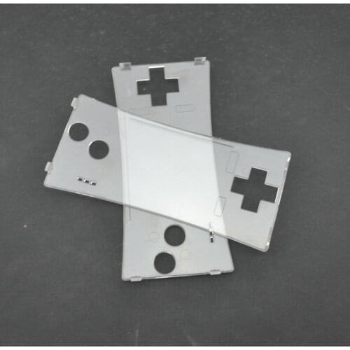 Xunbeifang Clear Repair Front Shell Faceplate Case Cover for Gameboy Micro for GBM Front Panel