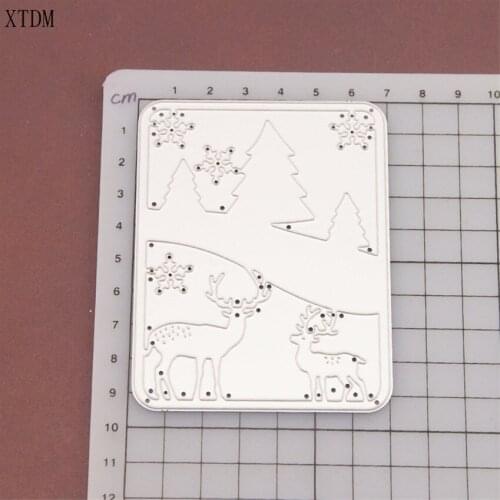 Cutting dies snow fawn metal crafts paper die-cutting /DIY embossing, Easter and New Year