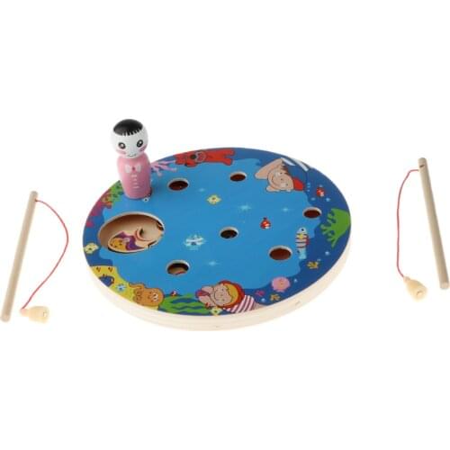 Funny Magnetic Fishing Game Play Set with Fishing Rod Kids Educational Toys Baby Birthday Gifts