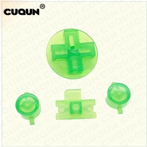 1set=4pcs Multi-Color Buttons kit for Gameboy Classic GB Keypads for GBO DMG DIY for Gameboy A B buttons D-pad