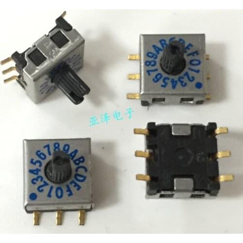 16-bit rotary switch 0-F rotary dial switch SMR8016 coding switch free shippping