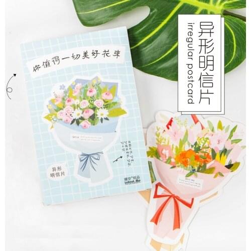 30 Sheets/Set Girl Live in Greenhouse Painting Style Postcard/Greeting Card/Wish Card/Christmas and New Year gifts