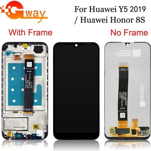 100% Tested For Huawei Y5 2019 LCD Display and Touch Screen Digitizer Assembly for Huawei Honor 8S LCD Screen + Frame