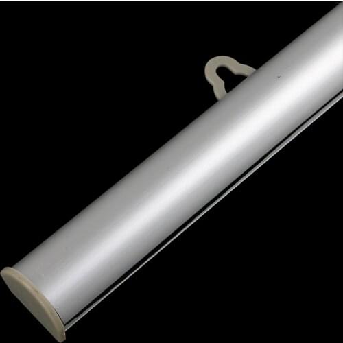 90 Aluminium poster clip strip hanger banner snap strip supermarket banner flag holder clip rails painted scroll Rod Clamp