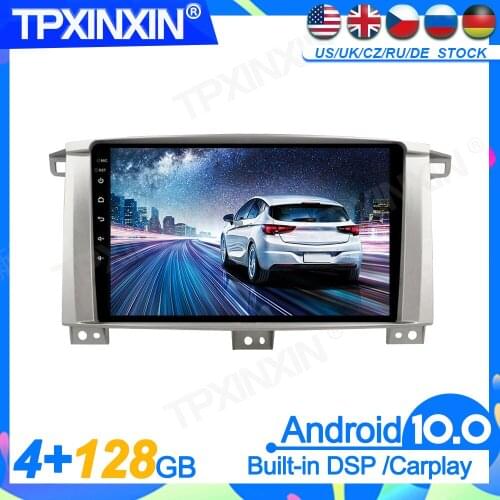 Android10.0 For Land Cruiser LC100 2002-2007 Head Unit Car Multimedia Player Auto Radio Tape Recorder GPS Navigation DSP IPS