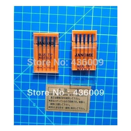 Household sewing machine parts Blue Tip Needles (5pcs) Janome #200346007 singer brother all domestic machine