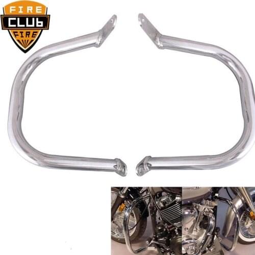 For Yamaha Vstar Dragstar 400 650 Classic Custom 97-16 Motorcycle Engine Guard Crash Bar Protector Safety Bumpe