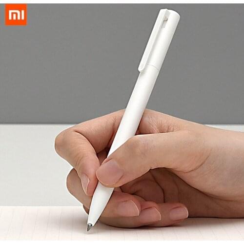 Original Xiaomi Mijia Gel Pen MI Pen 0.5mm Signing Pen PREMEC Smooth Switzerland Refill MiKuni Japan Ink (Black/Blue) Best Gift