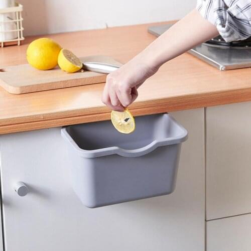 Kitchen Cabinet Door Hanging Trash Garbage Bin Can Rubbish Container High Quality New Kitchen Cabinet Door Hanging