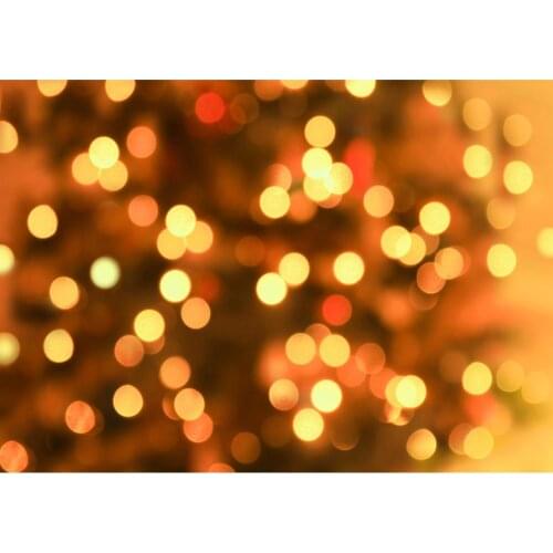 Yellow Sparkles Bokeh Wall Vinyl Photography Backgrounds for Photo Studio Christmas Backdrops Photobooth Shoot Photophone Props