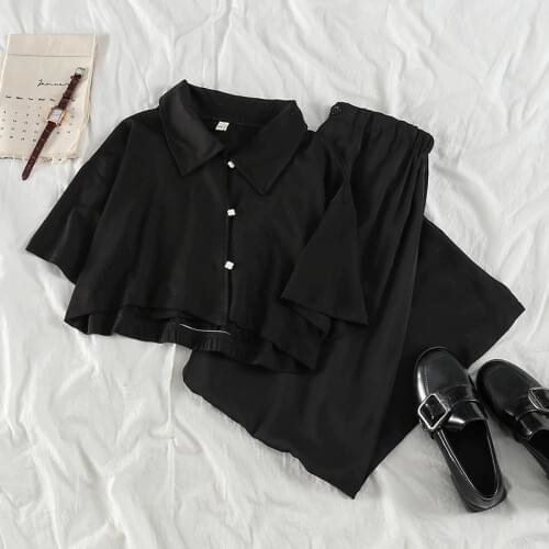 Summer New Short Blazer and Pants Women 2 Piece Set Korean Women Suit Sets Style Female Outfits 2020