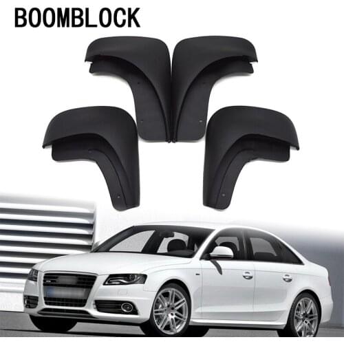 4pc Car Front Rear Mud Flaps Mud Flap Mudguards Fender For Audi A4 B7 2005 2006 2007 2008 Auto Accessories For Audi-A4-B7