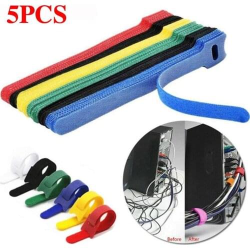 5Pcs USB Cable Winder Organizer Harness Finishing AUX PC Power Cord Wire Tie Management Fixed Cable Earphone Tool Home Supplies