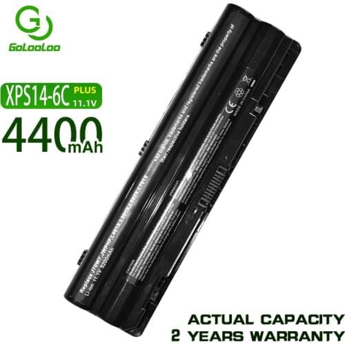 Golooloo 6Cells 4400mAh Laptop Battery For Dell XPS 14 15 17 L401X L501X L701X L502X L702X 312-1123 J70W7